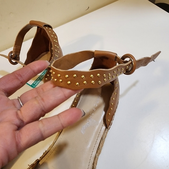 MARC FISHER Jarquis2 Tan Strappy Espadrilles size 10M - Picture 8 of 11